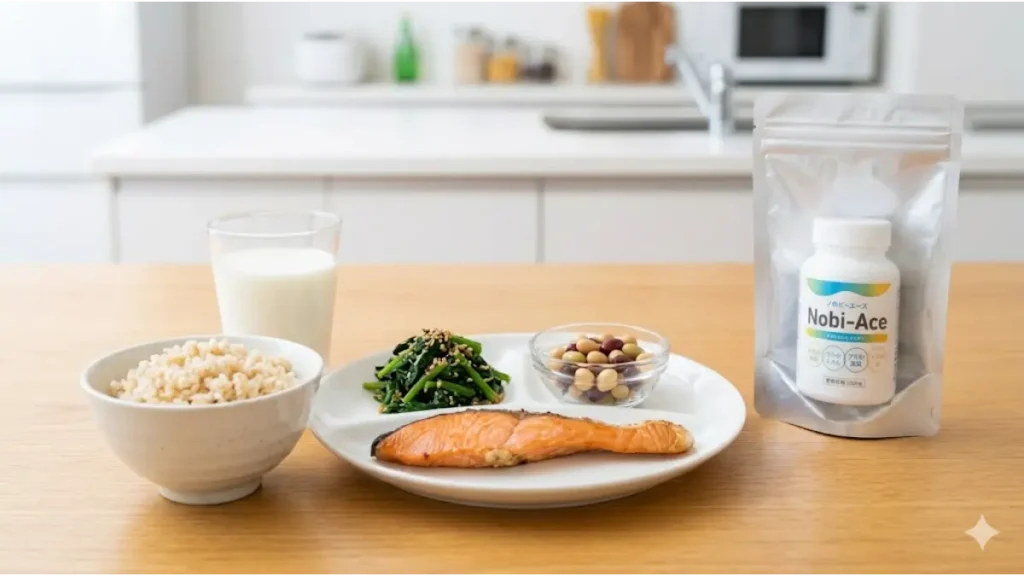 バスケ部でスイッチにより発生した身長ミスマッチを突いて得点を狙う日本人高校生。 